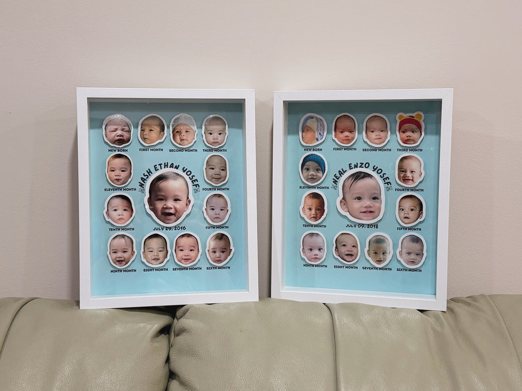 Baby’s First Year Frame – Monthly Milestone Photo Display